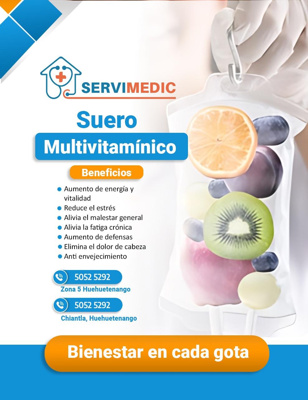 Suero Multivitamínico Clinova